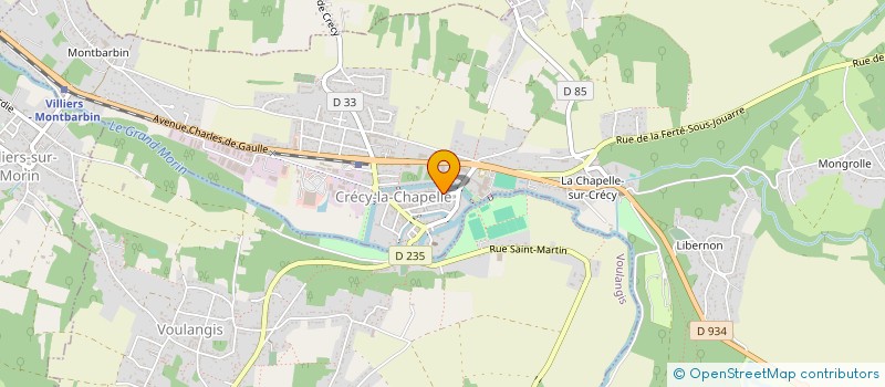 localisation de l'entreprise EXPLOITATION GARAGE MODERNE à CRECY-LA-CHAPELLE