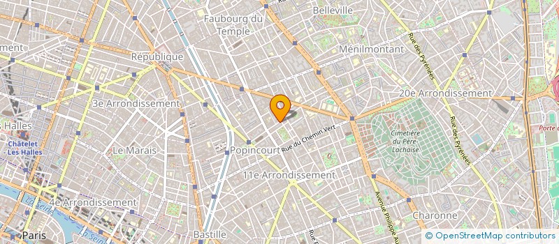 localisation de l'entreprise EXPLOITATION GERANCE ECOLES DE CONDUITE à PARIS
