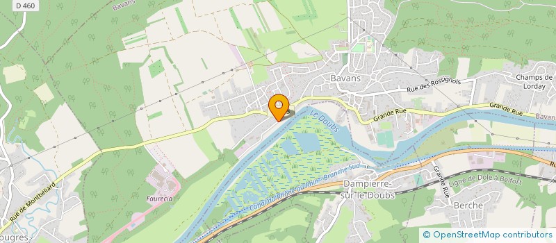 localisation de l'entreprise EXPLOITATION GESTION DE DISCOTHEQUES à BAVANS