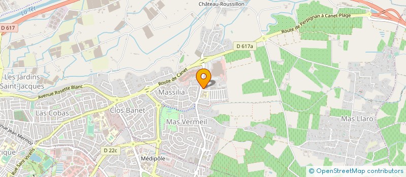 localisation de l'entreprise EXPLOITATION LA VIENNOISE  PERPIGNAN