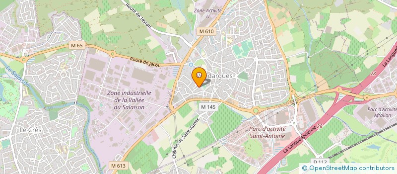 localisation de l'entreprise EXPLOITATION LE MAS DE MARGUERITE à VENDARGUES