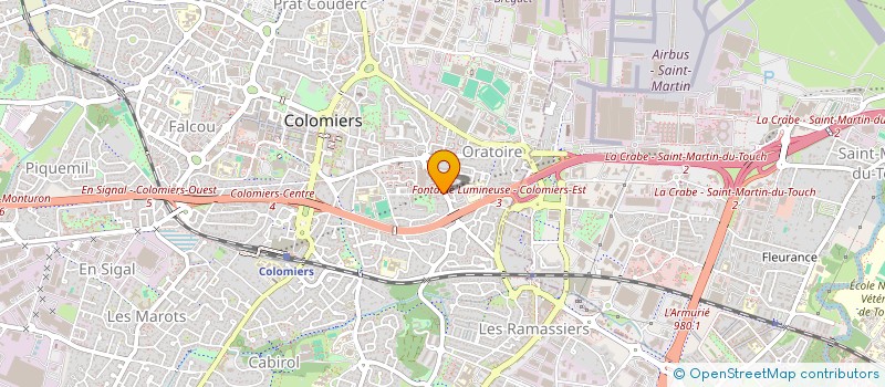 localisation de l'entreprise EXPLOITATION LMNP  COLOMIERS