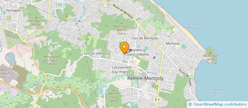 localisation de l'entreprise EXPLOITATION MANUTY TRANSPORTS à REMIRE-MONTJOLY