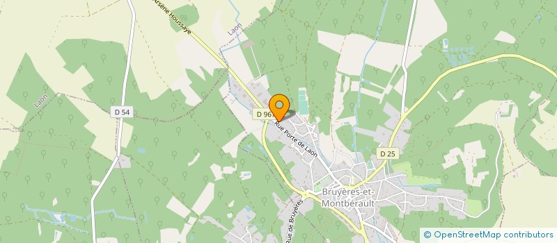localisation de l'entreprise EXPLOITATION NORALU à BRUYERES-ET-MONTBERAULT