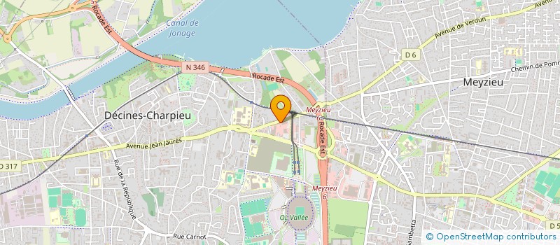 localisation de l'entreprise EXPLOITATION PROCEDES MARCEL LORRAIN  DECINES-CHARPIEU