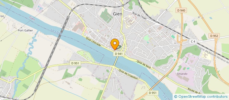 localisation de l'entreprise EXPLOITATION PROFILS SARL à GIEN
