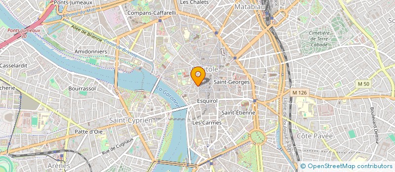 localisation de l'entreprise EXPLOITATION RESTO à TOULOUSE