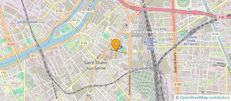 localisation de l'entreprise EXPLOITATION SOS PARE BRISE à SAINT-DENIS