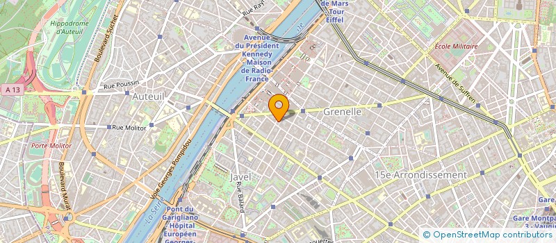 localisation de l'entreprise EXPLOITATION VENTE DISTRIBUTION AUTO à PARIS