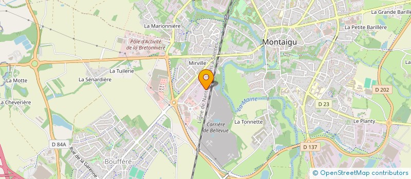 localisation de l'entreprise EXPLOITATION YANEM à MONTAIGU-VENDEE
