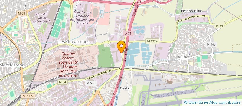 localisation de l'entreprise EXPLOITRANS à CLERMONT-FERRAND