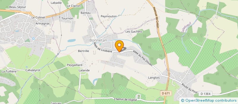 localisation de l'entreprise EXPLOITS SANS FRONTIERE à BONNETAN