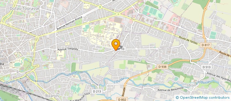 localisation de l'entreprise EXPLOR'IN FRANCE à PAU
