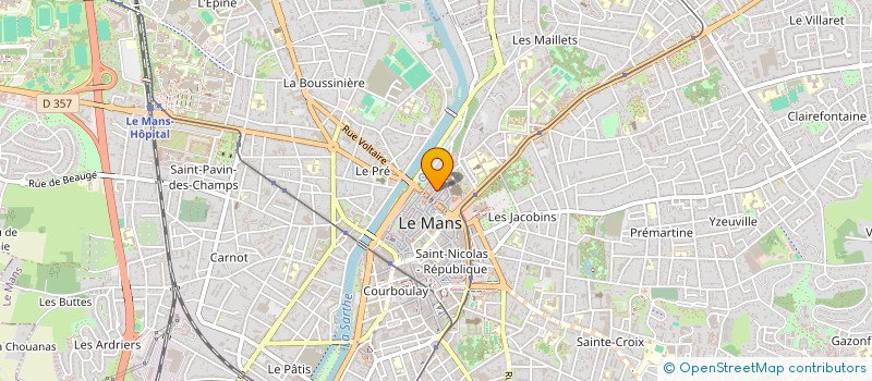 localisation de l'entreprise EXPLORA  LE MANS