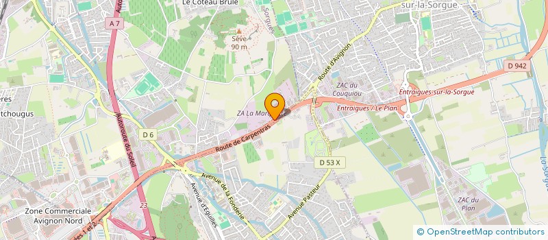 localisation de l'entreprise EXPLORA PARK  SORGUES