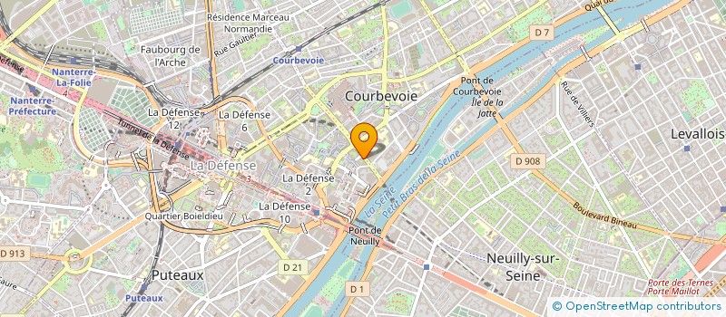 localisation de l'entreprise EXPLORACTION VOYAGES SAS à COURBEVOIE