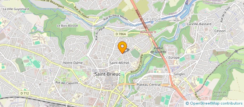 localisation de l'entreprise EXPLORARCHI  SAINT-BRIEUC