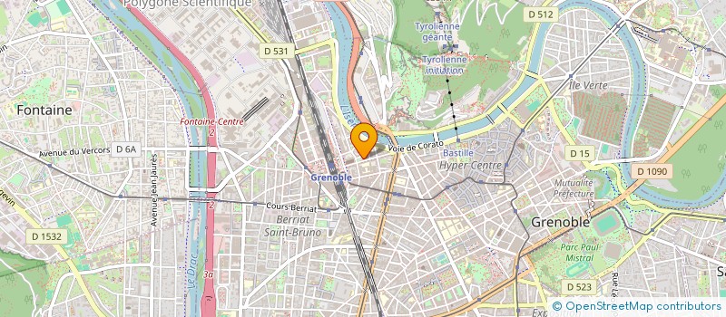 localisation de l'entreprise EXPLORATEURS D'AVENIRS à GRENOBLE