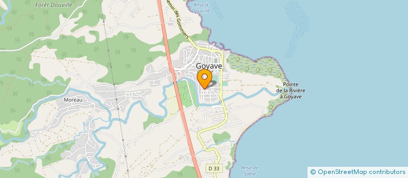 localisation de l'entreprise EXPLORATION SANS FRONTIERE à GOYAVE