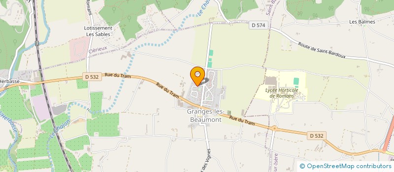 localisation de l'entreprise EXPLORCOM  GRANGES-LES-BEAUMONT