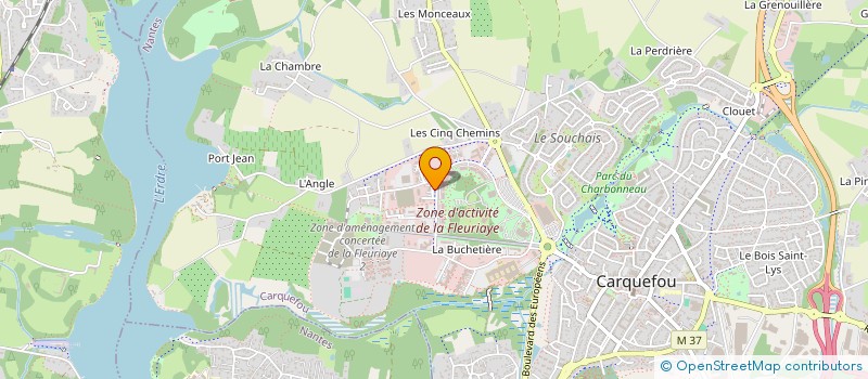 localisation de l'entreprise EXPLORE à CARQUEFOU