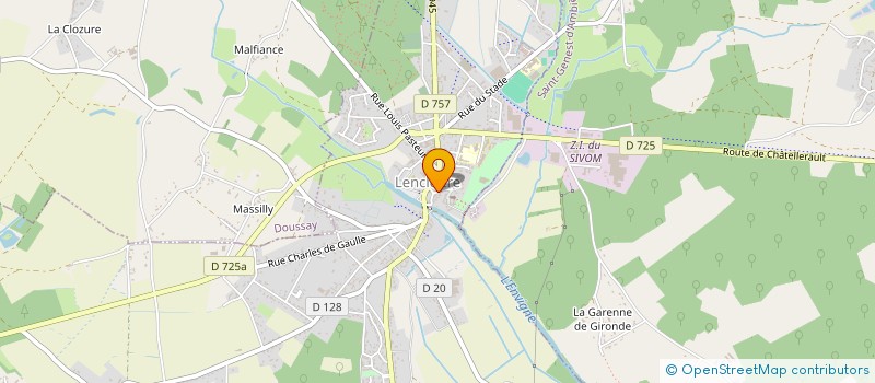 localisation de l'entreprise EXPLORE LENCLOITRE  LENCLOITRE