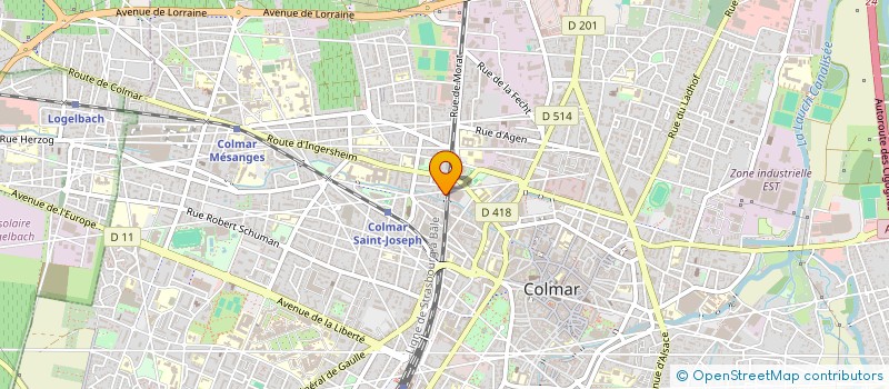 localisation de l'entreprise EXPLORECO à COLMAR