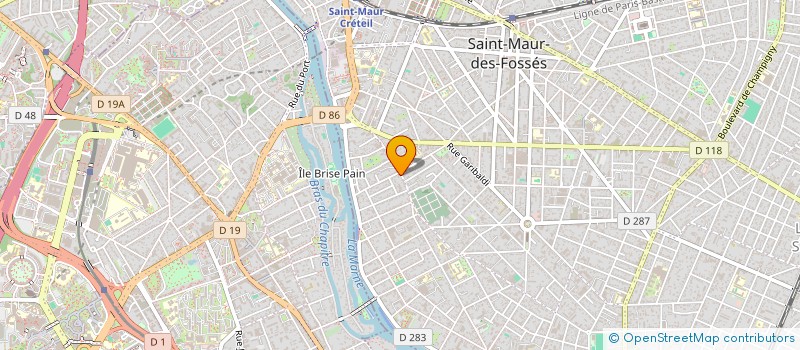 localisation de l'entreprise EXPLORER à SAINT-MAUR-DES-FOSSES