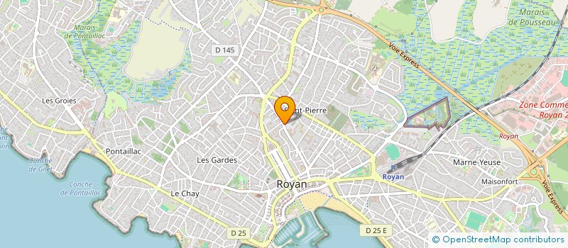 localisation de l'entreprise EXPLORER  ROYAN