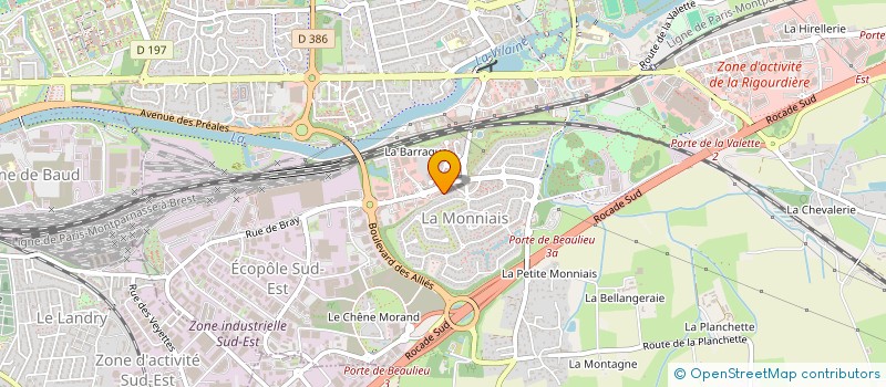 localisation de l'entreprise EXPLORL à CESSON-SEVIGNE