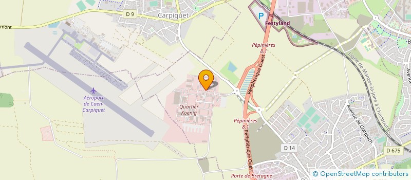 localisation de l'entreprise EXPLOROC à BRETTEVILLE-SUR-ODON
