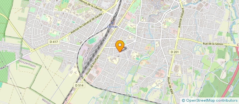 localisation de l'entreprise EXPLOSIVE à COLMAR