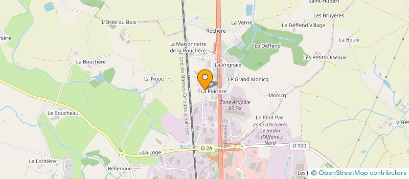 localisation de l'entreprise EXPO CERAMIQUES à LE POIRE-SUR-VIE