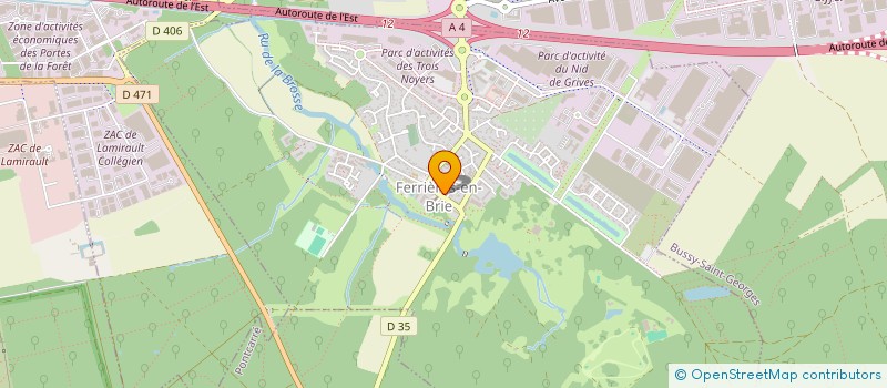 localisation de l'entreprise EXPO'G  FERRIERES-EN-BRIE