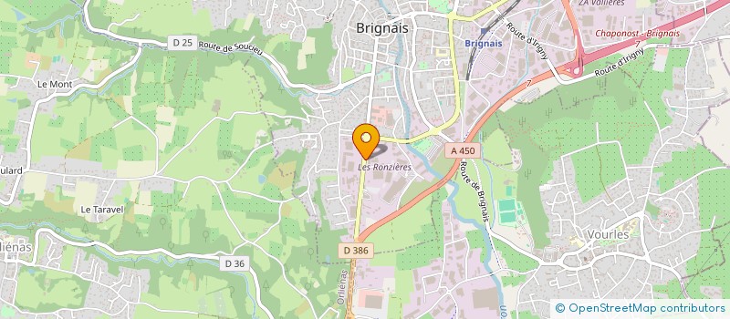 localisation de l'entreprise EXPO MARBRE  BRIGNAIS