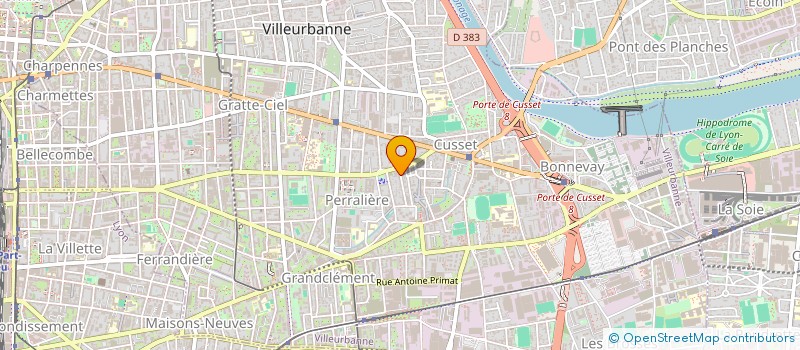 localisation de l'entreprise EXPO MONDIAL  VILLEURBANNE