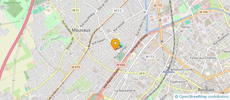 localisation de l'entreprise EXPO PROFILE  COMINES