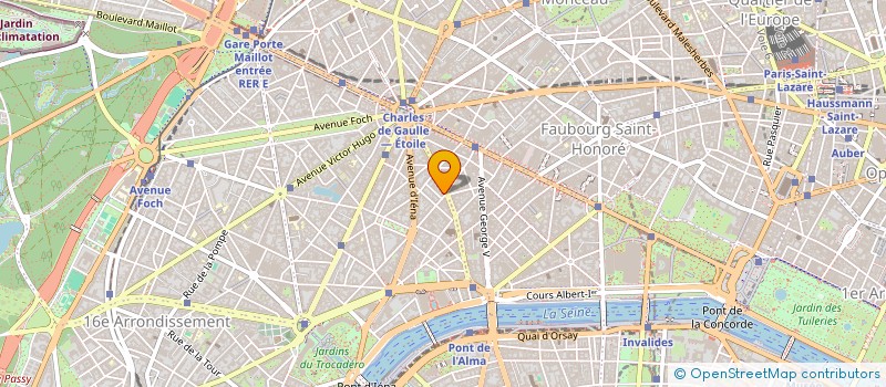 localisation de l'entreprise EXPOCONCEPT à PARIS