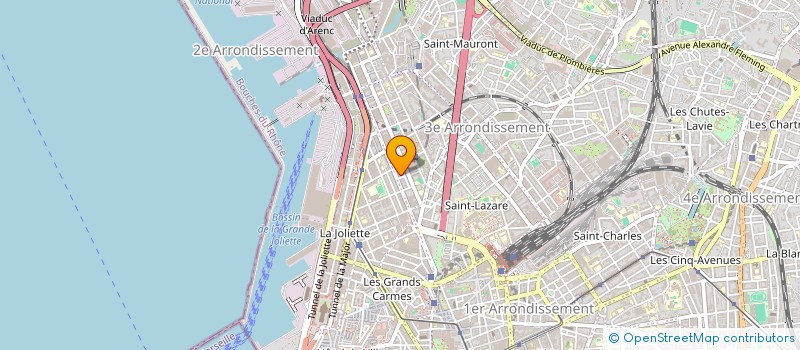 localisation de l'entreprise EXPOFI à MARSEILLE