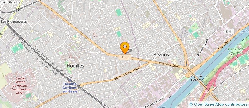 localisation de l'entreprise EXPOFOUR à HOUILLES