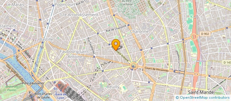 localisation de l'entreprise EXPOLIB' à PARIS