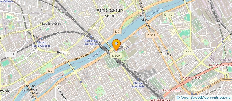 localisation de l'entreprise EXPOLY à CLICHY
