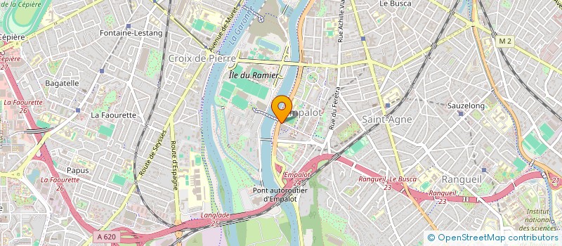 localisation de l'entreprise EXPONE  TOULOUSE