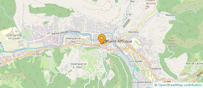 localisation de l'entreprise EXPONENTIA à SAINT-AFFRIQUE