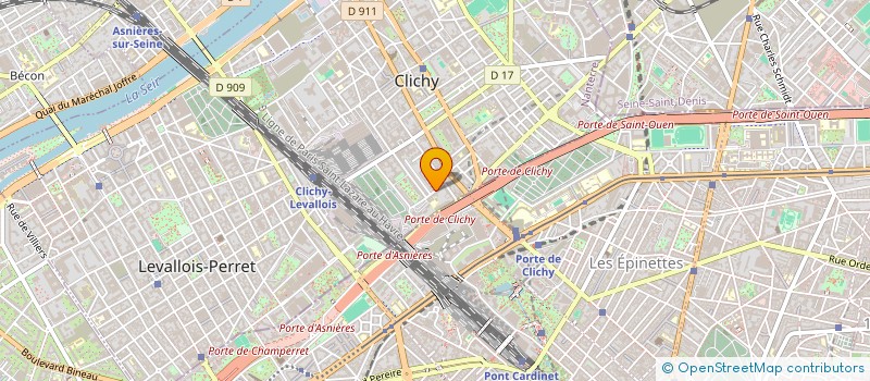 localisation de l'entreprise EXPONENTIEL à CLICHY