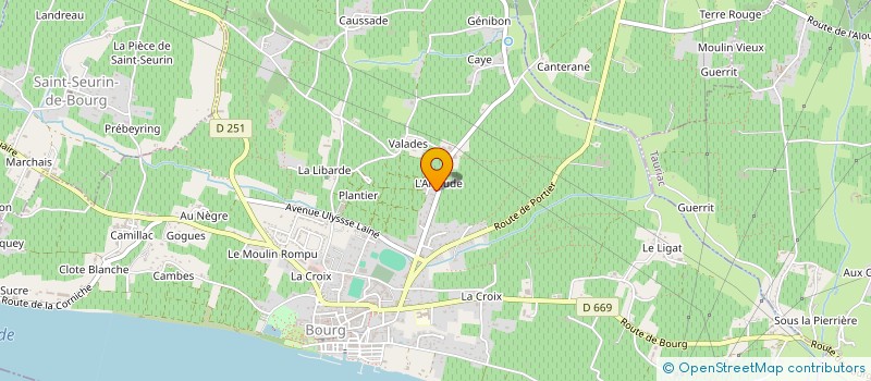 localisation de l'entreprise EXPORIZON SARL  BOURG