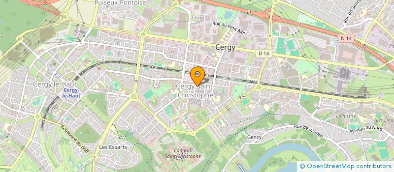 localisation de l'entreprise EXPORT 31  CERGY