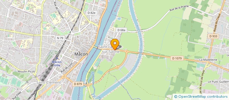 localisation de l'entreprise EXPORT-AUTO  SAINT-LAURENT-SUR-SAONE