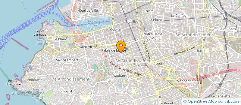 localisation de l'entreprise EXPORT CONSULTING à MARSEILLE