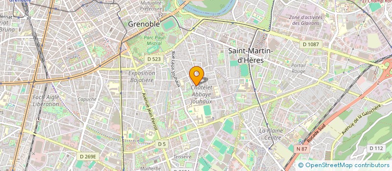 localisation de l'entreprise EXPORT SERVICE CONSULTING à GRENOBLE